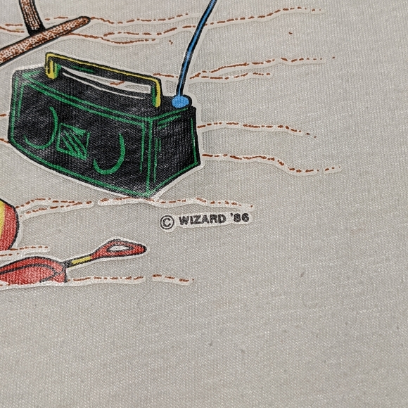 1986 Bear with Me Single Stitch XL T-shirt - Picture 3 of 5